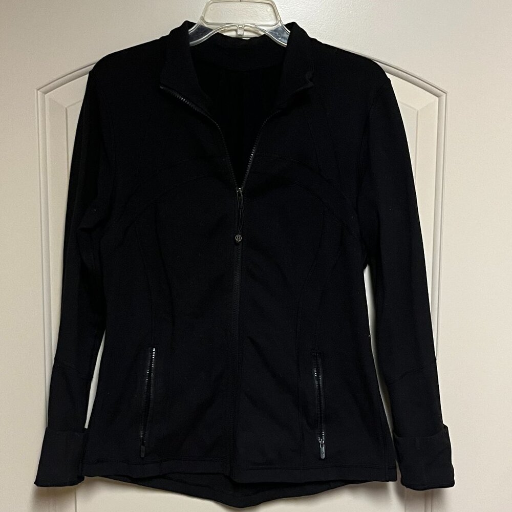 LuLuLemon Define Jacket - Women's Sz 12 - Black - Thumb Holes - W4AWLS